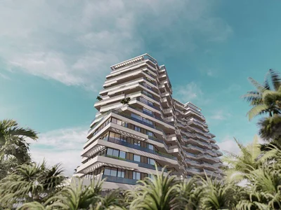 Wohnanlage New Trinity Residence with a swimming pool and a water park, Arjan-Dubailand, Dubai, UAE