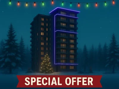 🎄 NEW YEAR SALE 🎄          5% DISCOUNT      ON ALL APARTMENTS