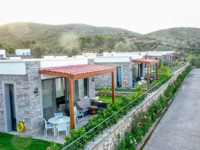 Wohnanlage Complex of villas with a swimming pool and around-the-clock security, Bodrum, Turkey