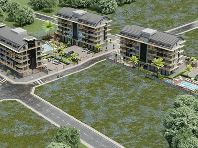 Apartamentowiec Apartamenty w Kompleksie Blisko Plaży w Alanyi