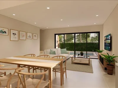 Complexe résidentiel Complex of two furnished townhouses with swimming pools, Maenam, Samui, Thailand