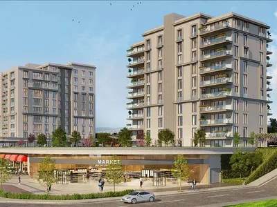Wohnanlage New residence with a swimming pool and hotel services near a metro station, in a quiet and prestigious area, Istanbul, Turkey