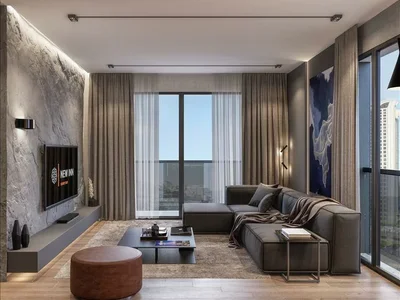 Residential complex New residence with a swimming pool close to a metro station and universities, Istanbul, Turkey