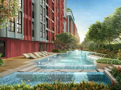 Zespół mieszkaniowy New residence with swimming pools, gardens and a co-working area, Phuket, Thailand