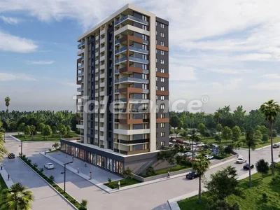 Wohnanlage Apartments 2+1 in Tece, Mersin near the sea, with pool and parking from the developer