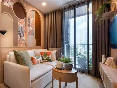 Complexe résidentiel High-riser residence with swimming pools and a picturesque view, Bangkok, Thailand