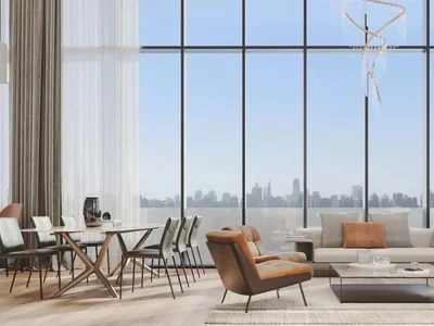 Zespół mieszkaniowy New high-rise project ALTA V1EW c lounge areas in the prestigious area of JVC, Dubai, UAE