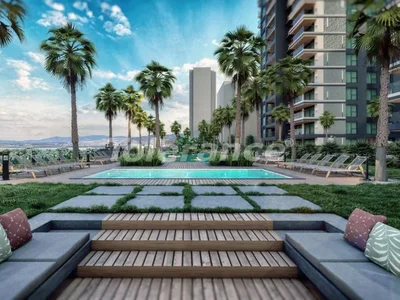 Zespół mieszkaniowy Apartments 2+1, 3+1 in Narlıdere, Izmir with sea views