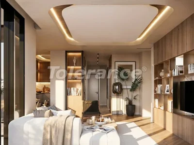 Complexe résidentiel Nouveaux appartements 3+1, 4+1 du promoteur à Lara, Antalya, dans un complexe avec piscine à seulement 650 mètres de la plage