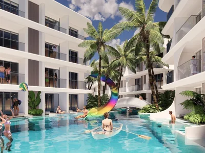 Zespół mieszkaniowy New residential complex on the seafront in Bang Rak, Samui, Thailand