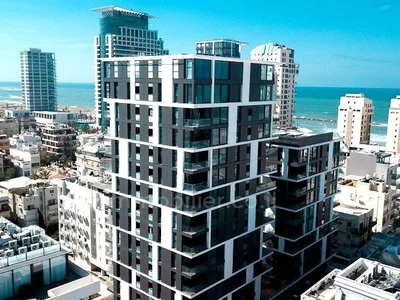 Dzielnica mieszkaniowa Appartement meuble et luxueux de 3 pieces a cote de la plage de geula a tel aviv