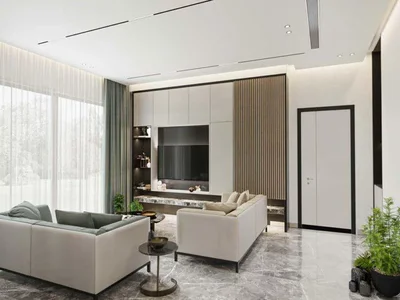 Wohnanlage New residential complex with swimming pools, green areas and a shopping mall, Bodrum, Turkey