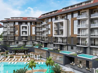 Dzielnica mieszkaniowa Excellent apartments in the heart of the prestigious area of ​​Alanya, Kestel.
