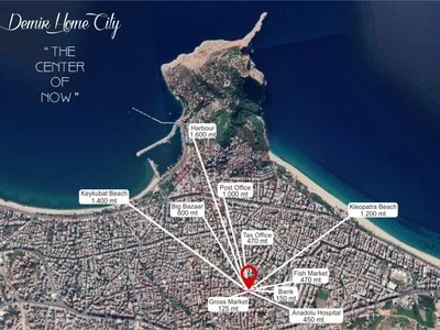Dzielnica mieszkaniowa New Apartment in the Center of Alanya with infrastructure
