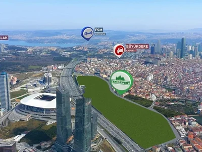 Zespół mieszkaniowy Luxury apartments in the center of Istanbul in the Dap Yeni Levent complex.