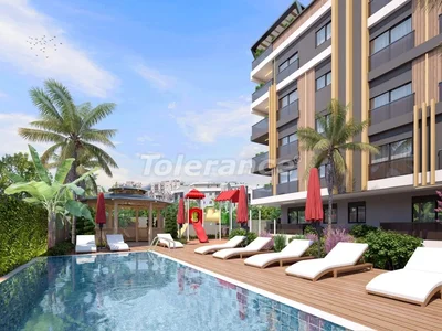 Wohnanlage Neue Wohnungen vom Bauträger in Bahçelievler, Muratpaşa in einer Anlage mit Pool nur 300 Meter vom Meer entfernt