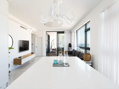 Dzielnica mieszkaniowa Appartement meuble de 3 pieces avec vue mer residence renoma