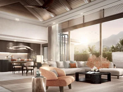 Wohnanlage New complex of villas with swimming pools and green areas close to bang Tao Beach, Phuket, Thailand