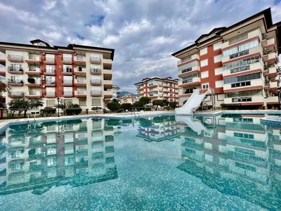 Wohnanlage Furnished 2+1 apartment in the Ulusoy Residence Oba complex for residence permit.