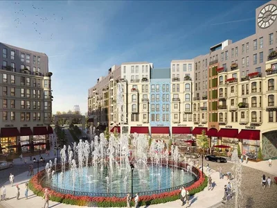 Complejo residencial New residence with swimming pools and spa centers near a metro station and a highway, Istanbul, Turkey