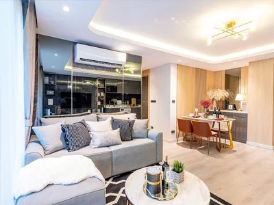 Wohnanlage New residence with a swimming pool, a garden and a co-working area close to Jomtien Beach, Pattaya, Thailand