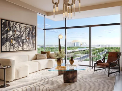 Complexe résidentiel New Terra Heights Residence with swimming pools and a mini golf course close to the airport and Expo 2020, Expo City, Dubai, UAE