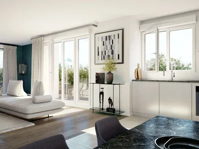 Zespół mieszkaniowy First-class new residential complex in Puteaux, Ile-de-France, France