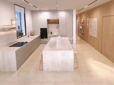 Quartier résidentiel Penthouse flambant neuf occupant tout un étage au centre de tel aviv