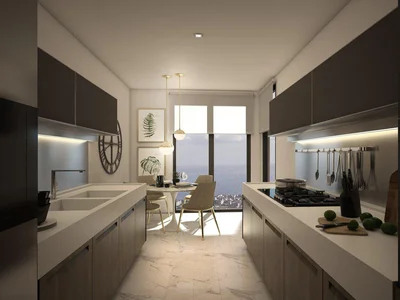 Complexe résidentiel New residence with a swimming pool, lounge areas and picturesque views, Istanbul, Turkey
