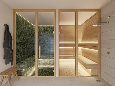 Edificio de apartamentos Modernas viviendas en la costa con soláriums y piscina en Málaga