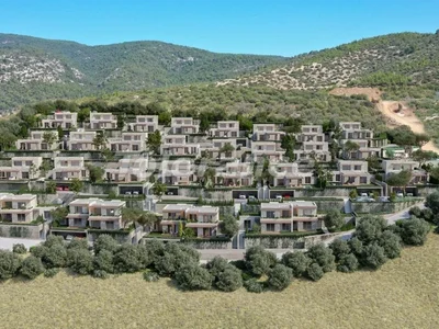 Wieś domków Luxury detached villas 4+1, 5+1 in Konacık, Bodrum with private pool and sea view