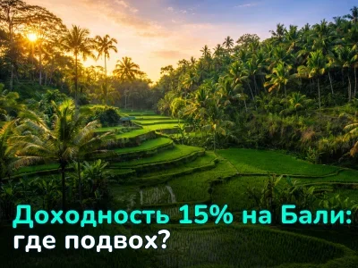 Гарантированный доход 10–15% на Бали: где подвох?