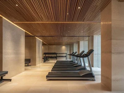 Complejo residencial New complex of furnished apartments Guzel Tower with a swimming pool and a spa, JVT, Dubai, UAE