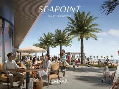 Residential complex Modern residence Seapoint with a beach and an access to the promenade, Emaar Beachfront, Dubai, UAE
