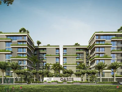 Wohnanlage New complex of apartments with coworking 450 meters from the sea, green area of the city, Pattaya, Chonburi, Thailand