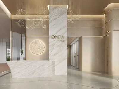 Complexe résidentiel Apartments in the new residential complex Onda with a good range of amenities in the area of ​​Business Bay, Dubai, UAE