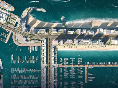 Apartamentowiec Apartamenty z Panoramicznym Widokiem na Morze i Ratami w Dubai Harbour