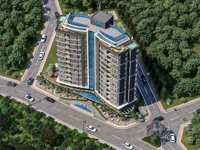Wohnanlage Residence with a green area and a parking near highways, Istanbul, Turkey