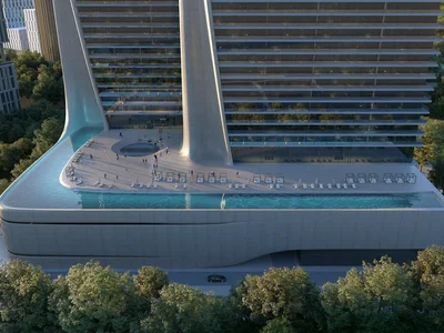 Жилой комплекс Новый проект Akala Hotel & Residences с бассейном, парками и зонами отдыха, DIFC, Дубай, ОАЭ