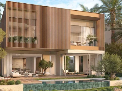 Wohnanlage New complex Acres Estates Villas with lagoons, lounge areas and clubhouses, Dubailand, Dubai, UAE
