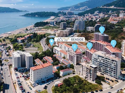 Immeuble with a sea view 200m from Bečići beach