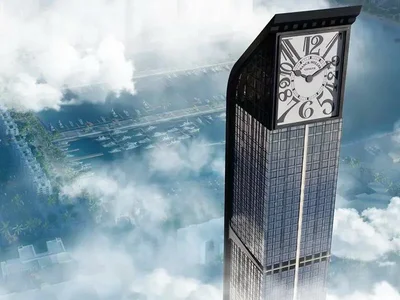 Complexe résidentiel High-rise residential complex with designer finishes by Swiss brand Franck Muller, Dubai Marina, Dubai, UAE