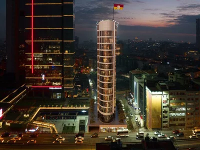 Wohnanlage New residence with a cinema and a fitness center near metro and metrobus stations, Beşiktaş, Istanbul, Turkey