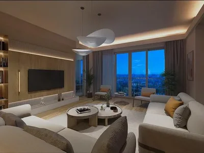 Wohnanlage New residence with a swimming pool, a green area and a sunbathing area close to schools and a metro station, Istanbul, Turkey