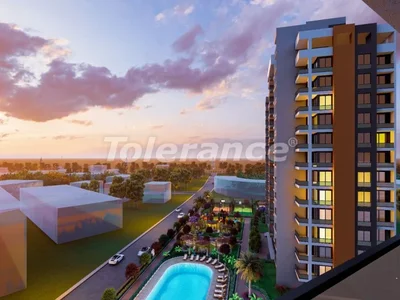 Residential complex Apartment from the developer 1+1,2+1 in Tece, Mersin with a sea view