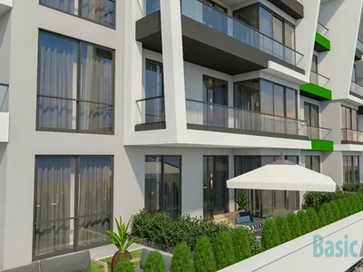 Dzielnica mieszkaniowa Excellent apartment on new construction in Kargicak, Alanya