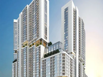 Wohnanlage Creek Vistas Grande — comfortable apartments in a new complex by Sobha with a swimming pool and a gym in Sobha Hartland, Dubai