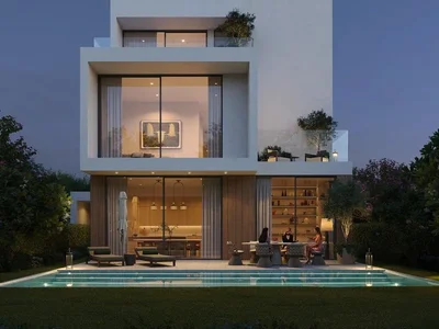 Zespół mieszkaniowy New complex of villas with pools and picturesque views Chevalia Fields close to the international airport, Grand Polo Phase 1, Dubai, UAE