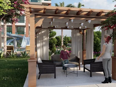 Edificio de apartamentos kvartiry v 300 m ot morya Turciya Mersin