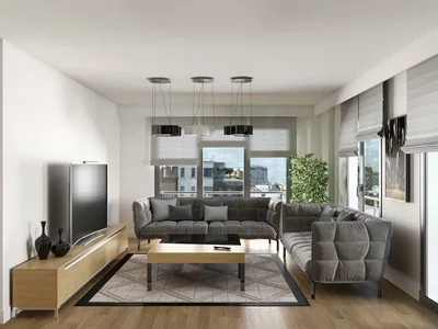 Zespół mieszkaniowy New apartments for obtaining a residence permit and citizenship in a prestigious area, Istanbul, Turkey